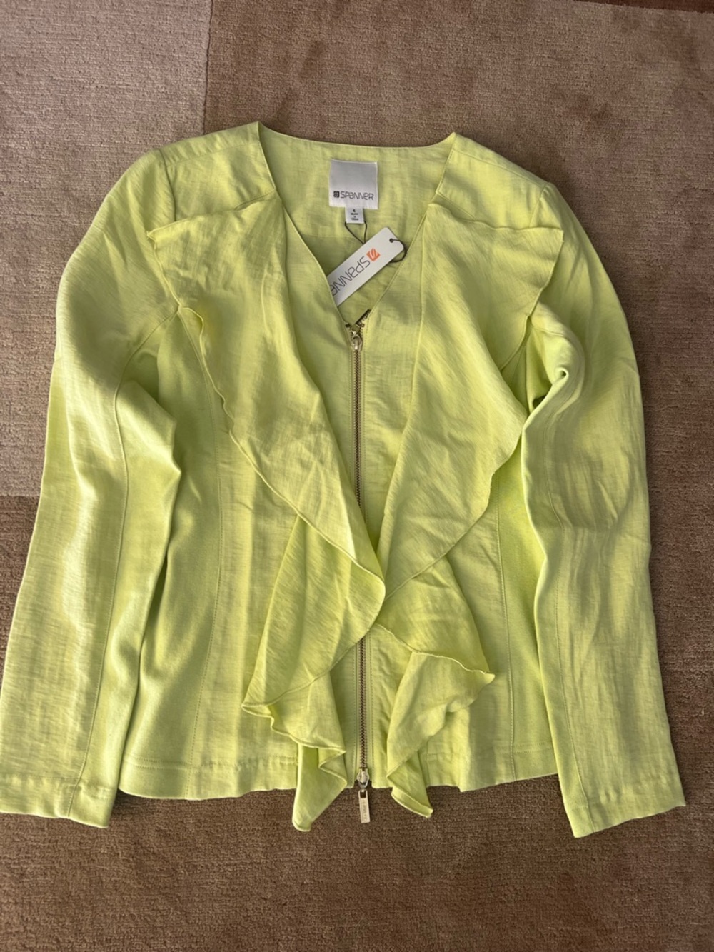 Spanner Ruffle Zip Jacket
